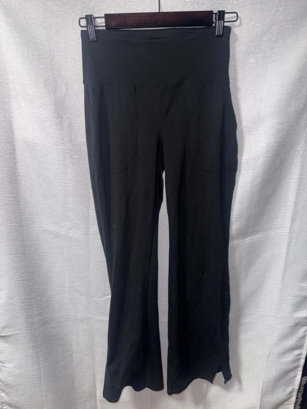 Kyodan Women's High-Rise Straight Leg Yoga Pants with Side Pockets